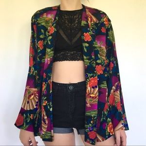 East Asian-Inspired Silky Shirt/Jacket